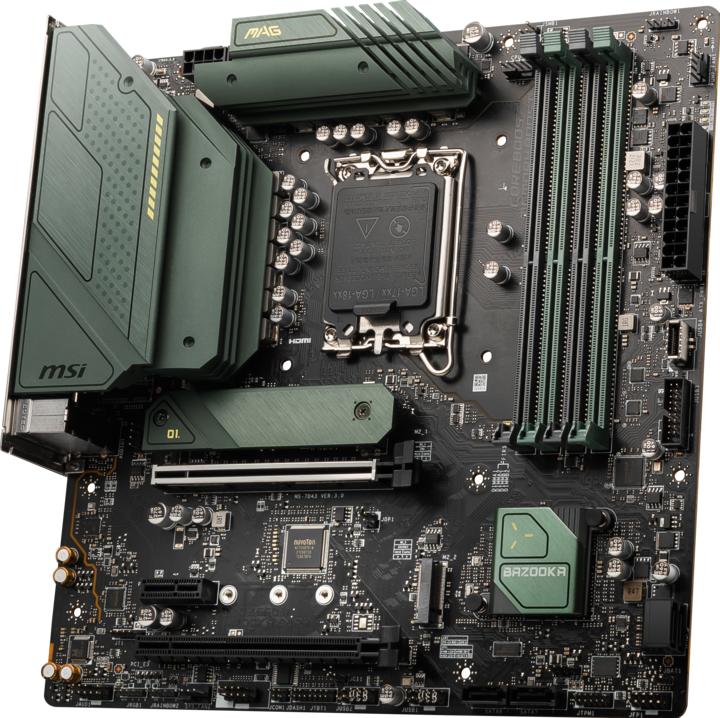 Image du produit MSI MAG B660M BAZOOKA DDR4 (LGA 1700, Intel B660, mATX)