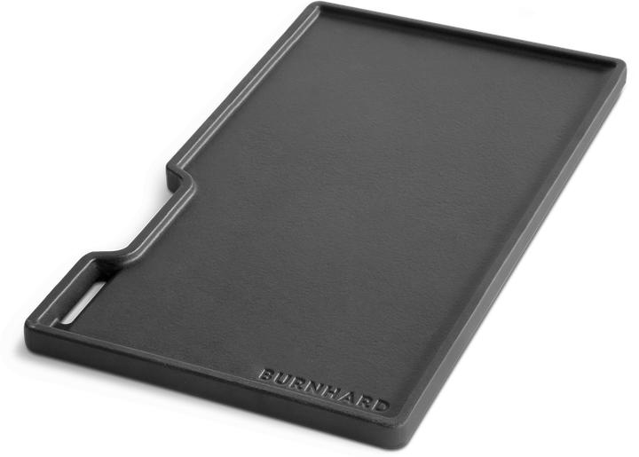 Actual product image Burnhard Cast iron reversible plate FRED 41.5 x 23.5 x 2 cm