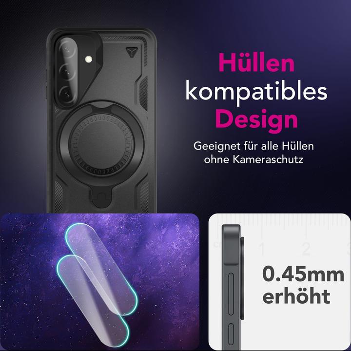 Actual product image Nalia Focus.X2 MAX - Kamera Schutzglas Objektiv Abdeckung Hüllen-kompatibel - Camera Protection Glass (2 Piece, Samsung Galaxy A26)