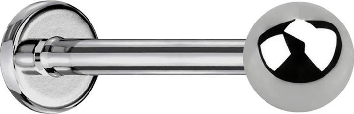 Image du produit Star Piercing Micro Labret femelle argenté avec boule (sans laiton, Titane)