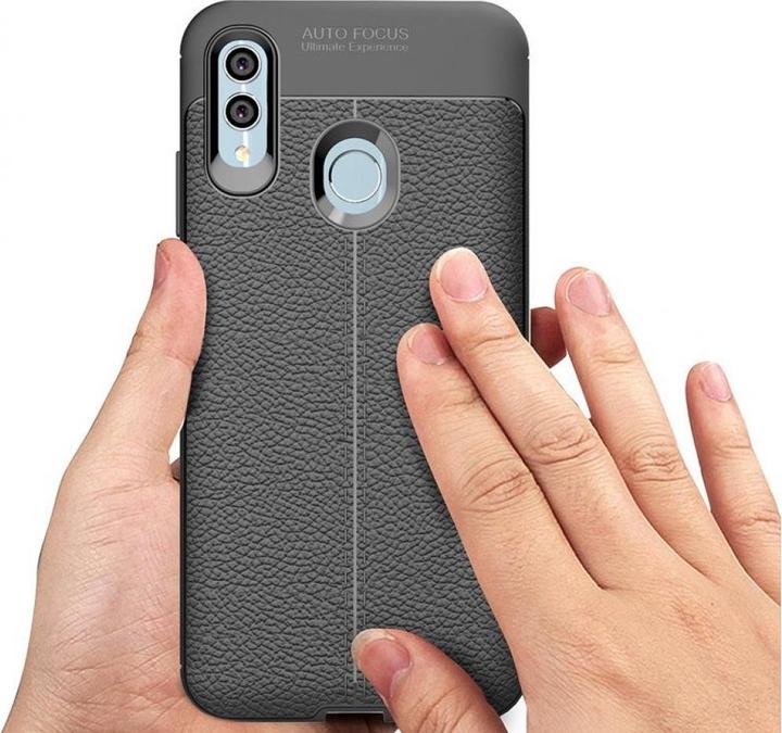 Actual product image Screenguard Huawei P Smart 2019 Sleeve Leather Design TPU Cover (Huawei P Smart+ (2019))