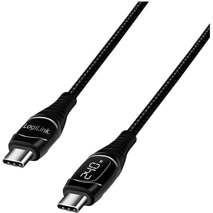 Thumbnail - LogiLink USB Typ C – USB Typ C (2 m, USB 2.0), USB Kabel