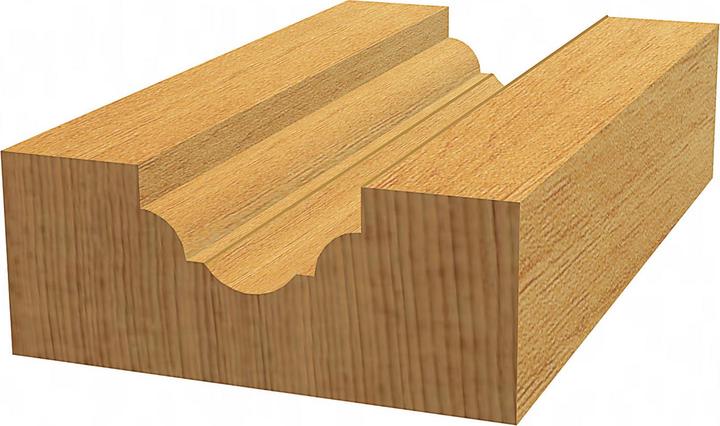 Produktbild Bosch Professional Zubehör Kantenformfräser H, 8 mm, R1 2,4 mm, D 12,7 mm, L 12,4 mm, G 46 mm