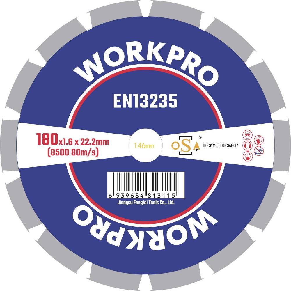 Workpro, Sägeblatt, GSOSSE-3 Trennscheibe 180 mm 1 St. Keramik, Porzellan, Marmor, Mauerwer