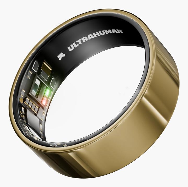 Ultrahuman Ring AIR Bionic Gold - Size 8 (8, Bionic Gold)