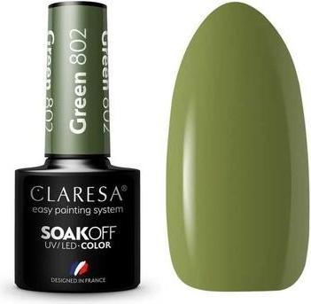 Immagine prodotto Claresa Smalto gel verde a immersione Uv/Led 802 5G (Verde, Vernice UV gel)