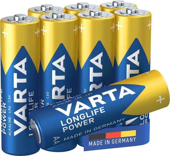 Actual product image Varta Longlife Power (8 pcs., AA, 2600 mAh)
