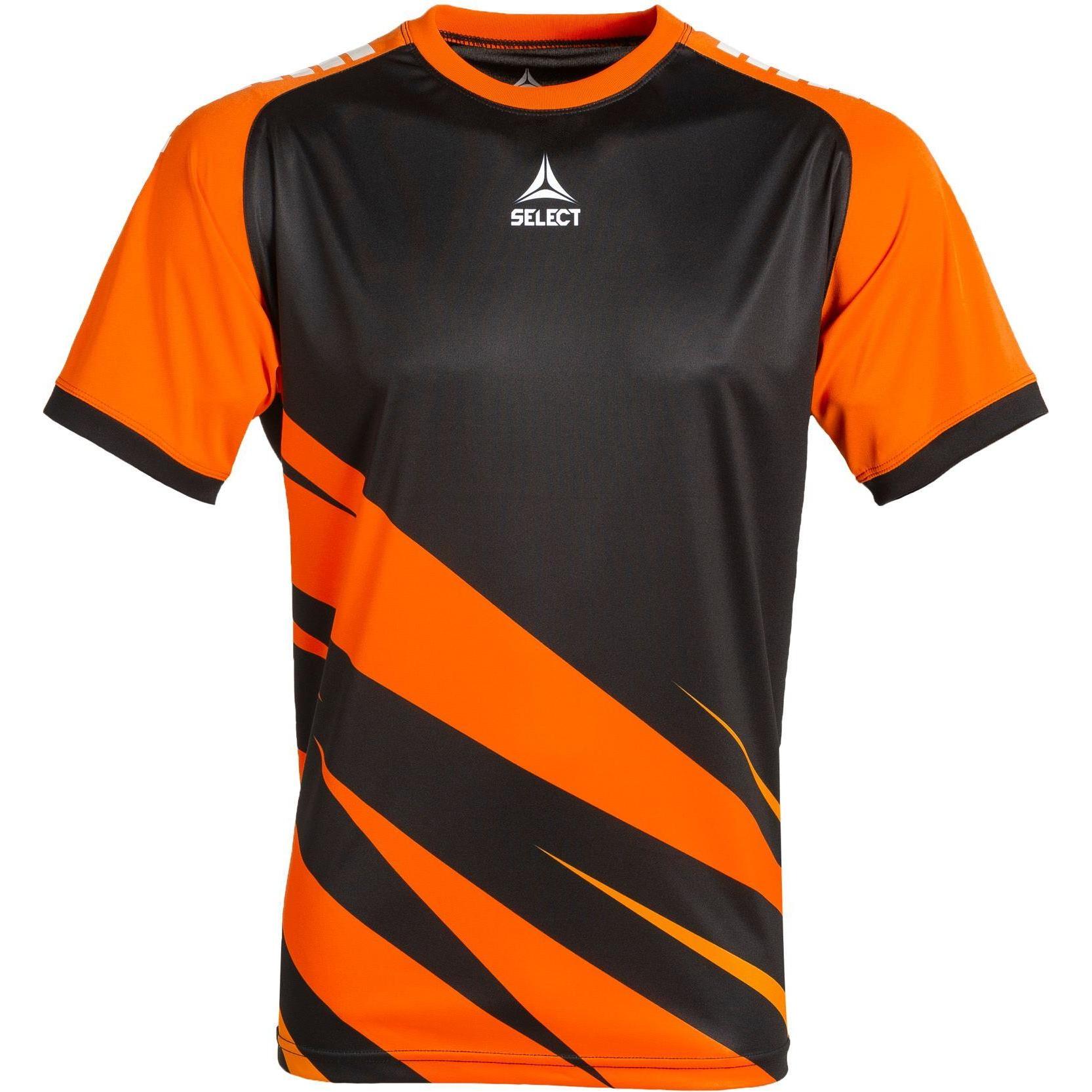 Select, Herren, Sportshirt, trikot paris (XL), Orange, Schwarz, XL