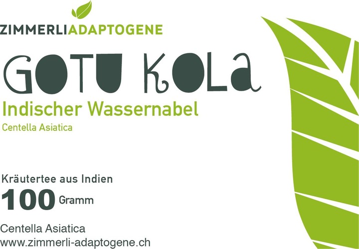 Produktbild Zimmerli Adaptogene Gotu Kola Tee (100 g)