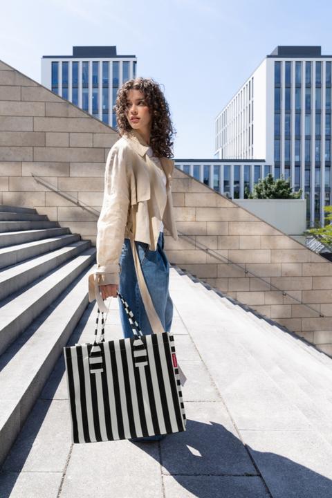 Produktbild reisenthel Tasche Daily Shopper Summerstripes Black