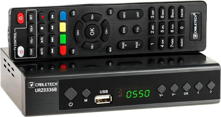 Actual product image Cabletech Tuner DVB-T2 H.265 HEVC (DVB-T, DVB-T2)