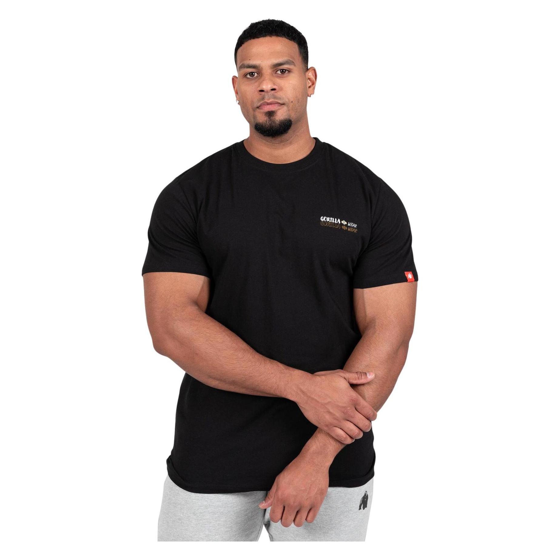 Gorilla Wear, Herren, Shirts, Santa Cruz, Schwarz, (S)
