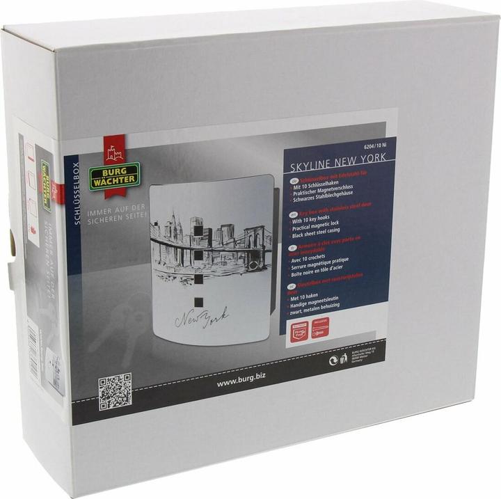 Actual product image Burg Wächter Key box 6204/10 Ni Skyline NY