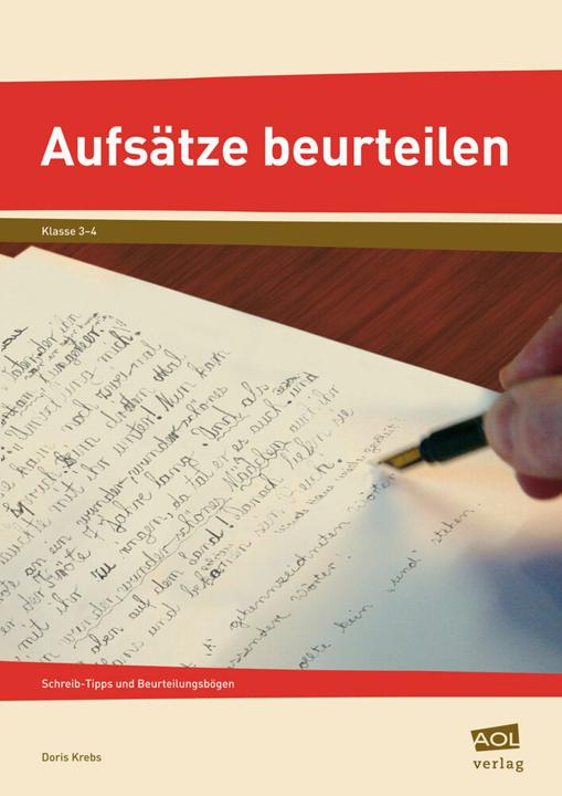 Produktbild Aufsätze beurteilen (Deutsch, Doris Krebs, 2016)