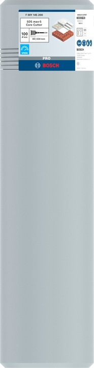 Actual product image Bosch Professional Zubehör PRO SDS max-5 Core Cutter, one-piece, 100 x 80 x 300 mm (100 millimetres)
