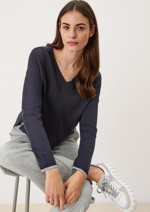 Produktbild s.Oliver Strickpullover Softer Pullover aus Viskosemix (40)