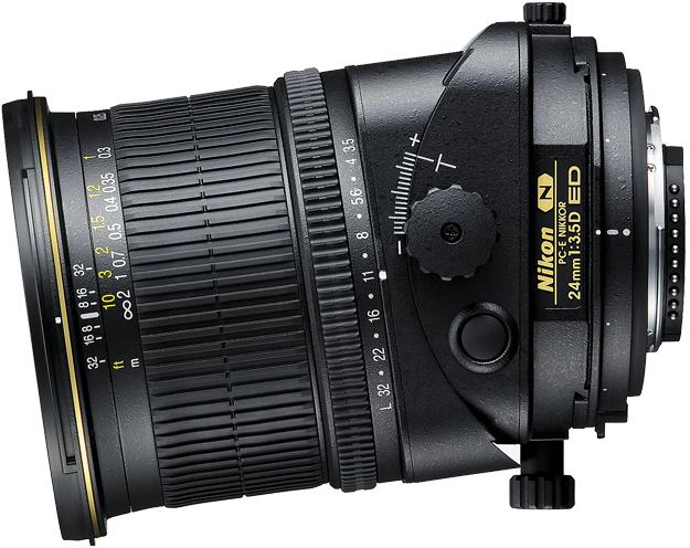 Image du produit Nikon PC-E Nikkor 24mm f/3.5D ED Tilt-Shift (Nikon F, Plein format)