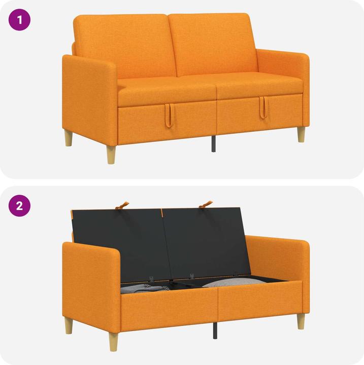 Actual product image vidaXL Modernes Sofa (2 person sofa)