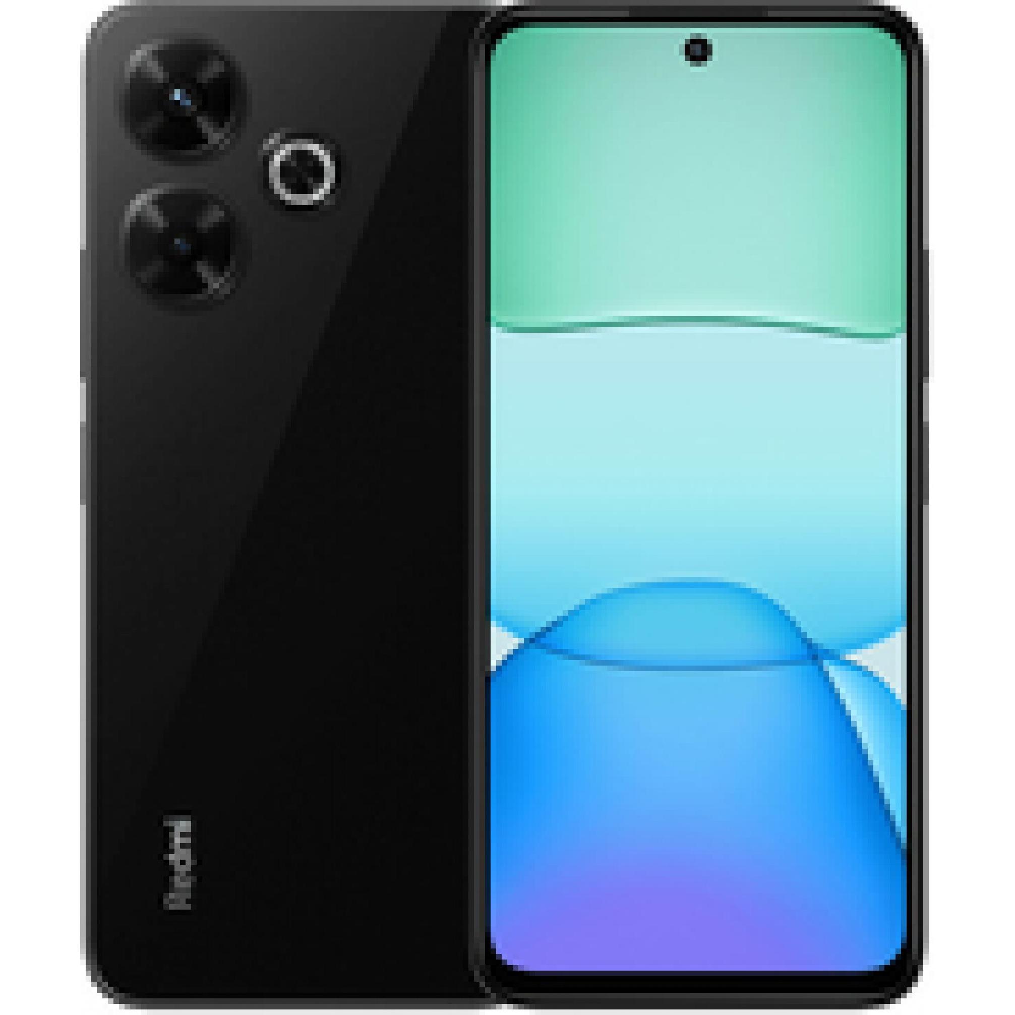 Xiaomi Redmi 13 (256 GB, Midnight Black, 6.79", Hybrid Dual SIM, 108 Mpx, 4G), Smartphone, Schwarz
