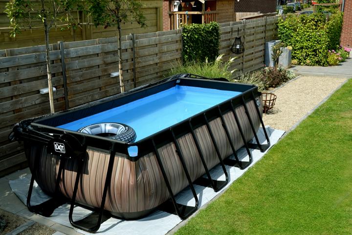 Actual product image Exit Black Leather Pool (400 x 200 x 100 cm)