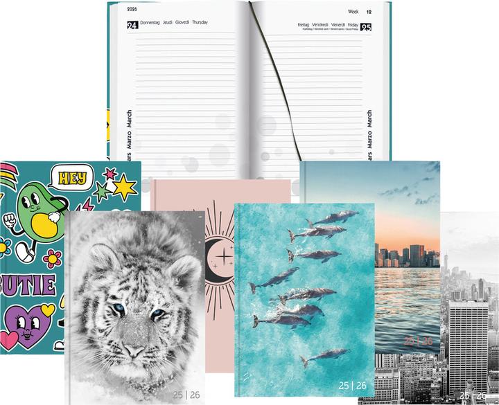 Produktbild Biella Schüleragenda mydiary (12 x 16.5 cm, Deutsch, Multilingual)