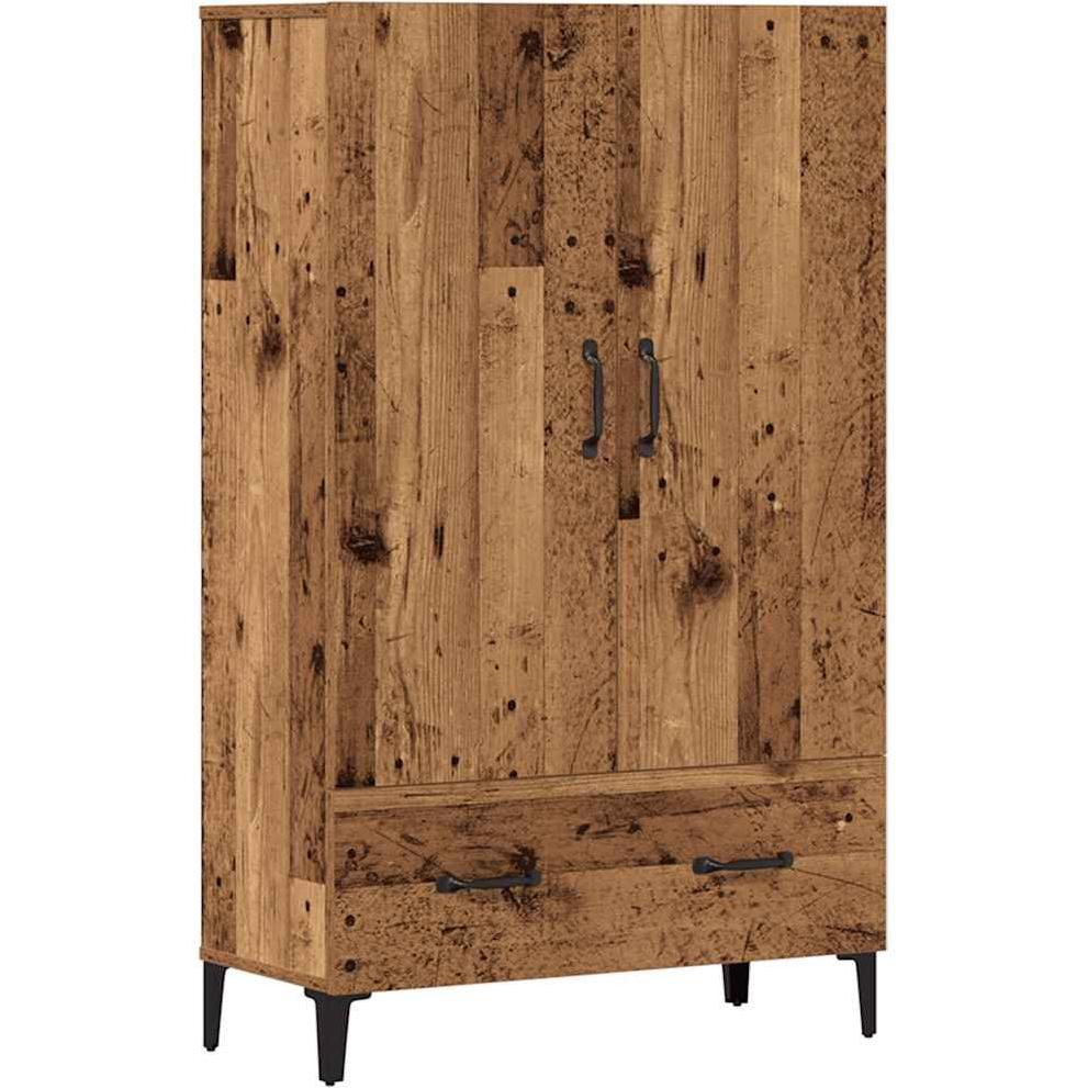 VidaXL, Kommode + Sideboard, Highboard Altholz-Optik 70x31x115 cm Holzwerkstoff (70 x 31 x 115 cm)