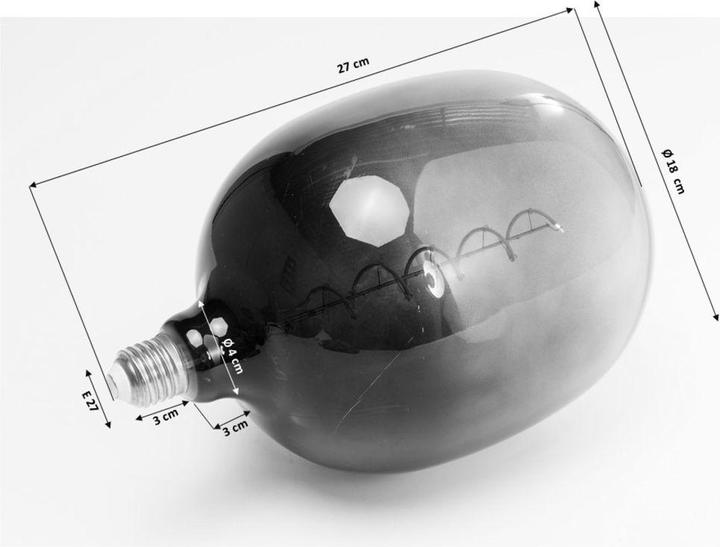 Produktbild Kare Design Birne Spiral LED Rose (E27, 4 W, 110 lm, 1 x, G)