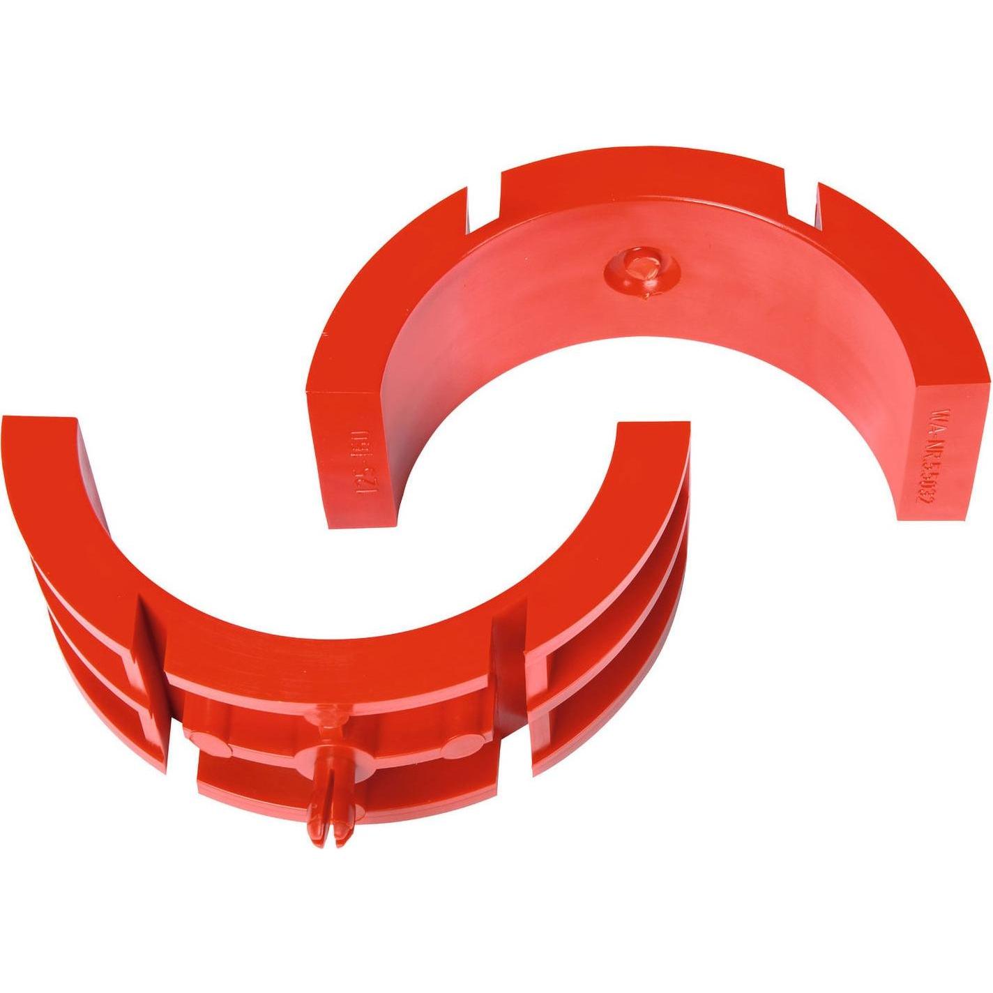 Rothenberger, Accessori per stazioni di saldatura, Spannbackensatz für ROCUT 160, 125mm, 2 Halbschalen