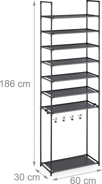 Immagine prodotto Relaxdays Baylee (60 x 30 x 186 cm)