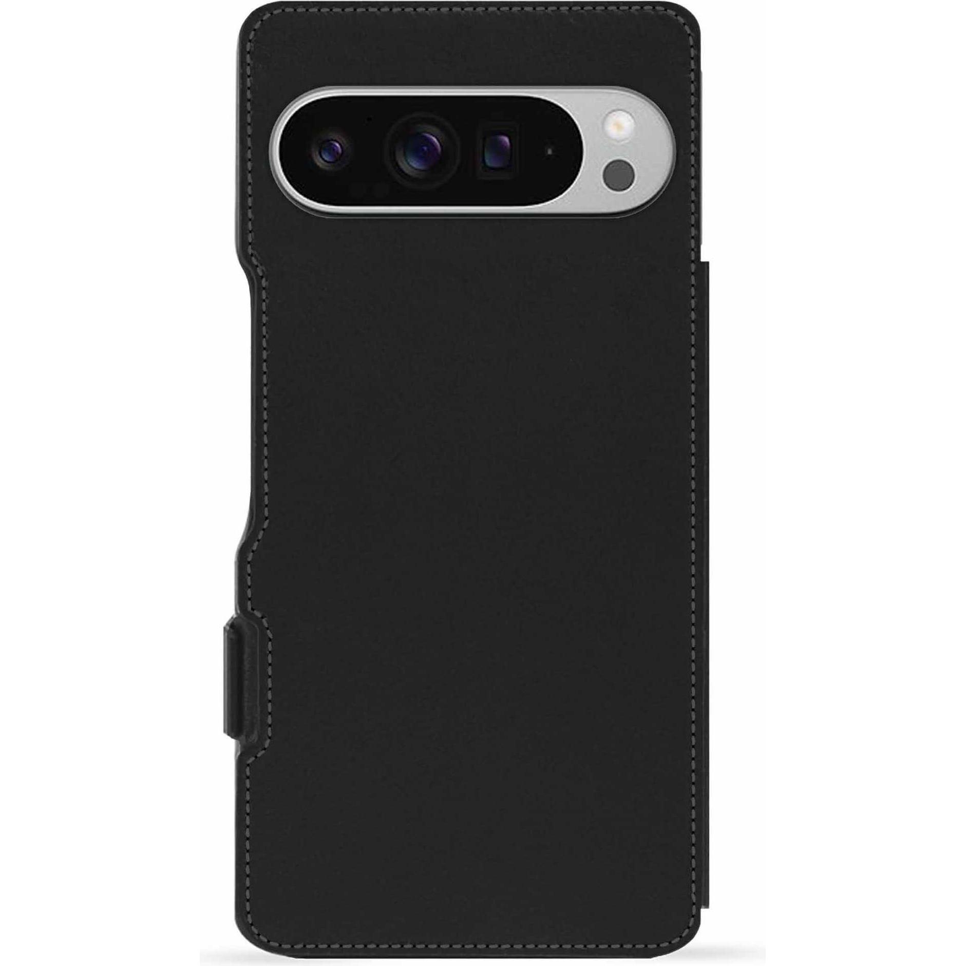 Thumbnail - Noreve Lederschutzhülle horizontal (Google Pixel 9 Pro XL), Smartphone Hülle, Rot