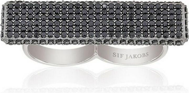 Produktbild Sif Jakobs Ladies' Ring R10766-2-BK 12 (52)
