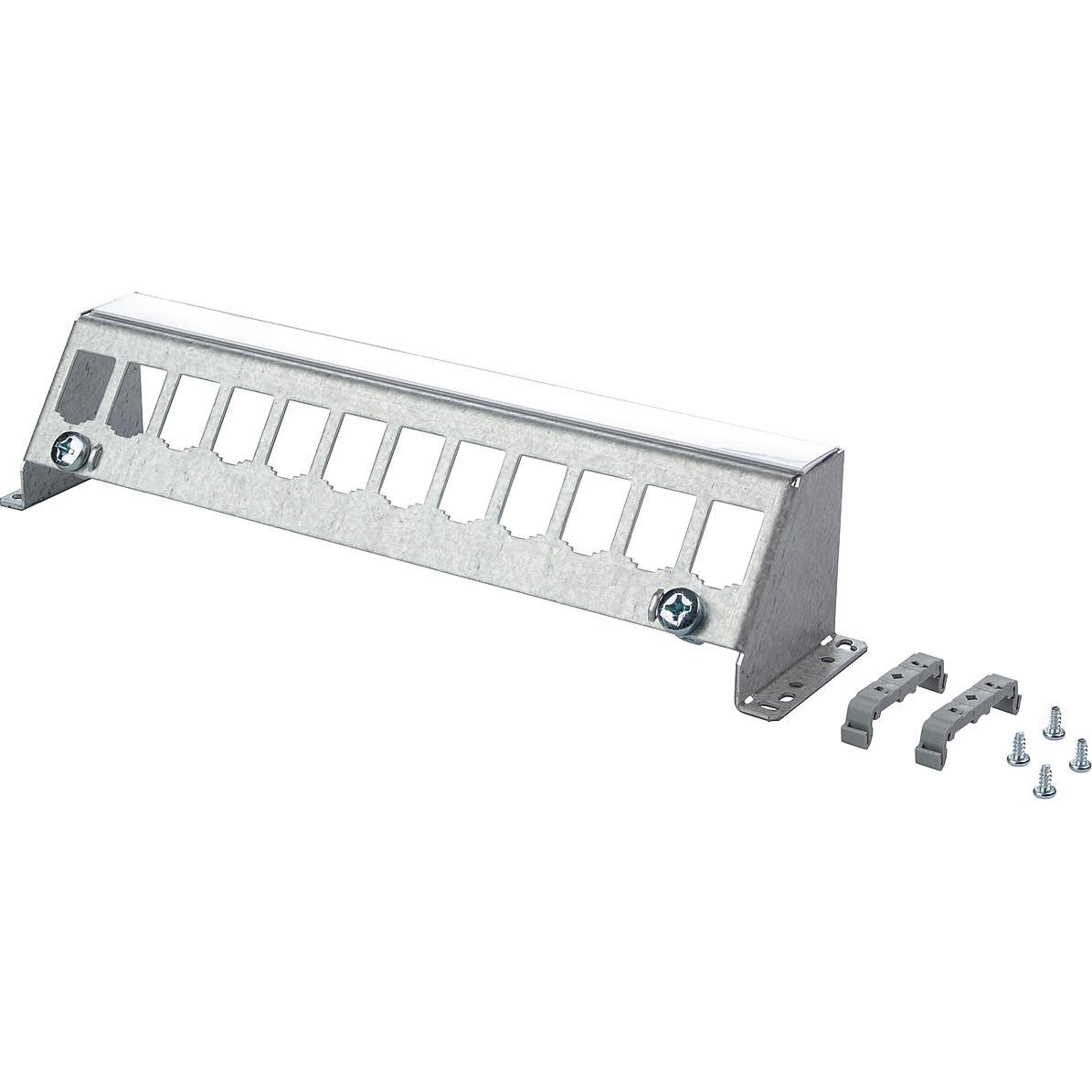 Metz Connect 130927-1200-E SmartConnect Patchpanel 12 Port MC-Modul, Server Zubehör, Silber