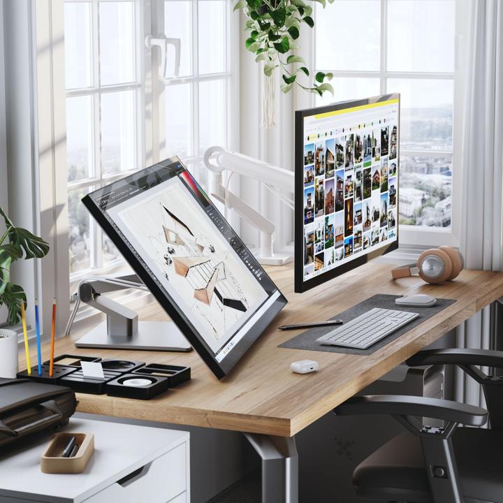 Immagine prodotto Alogic Supporto Clarity Pro Touch 27" pieghevole ruotabile a 360° (Tavolo, 27")