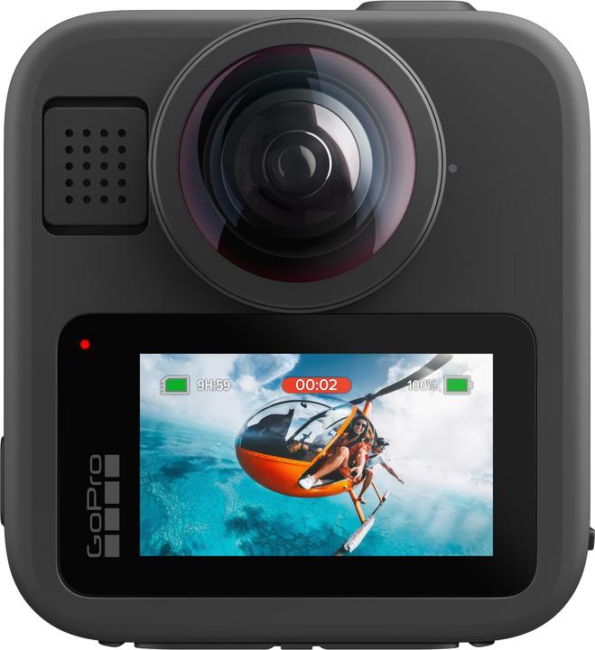 Actual product image GoPro MAX2 360 Action Camera + Accessories Bundle (Bluetooth, GPS, Wi-Fi)