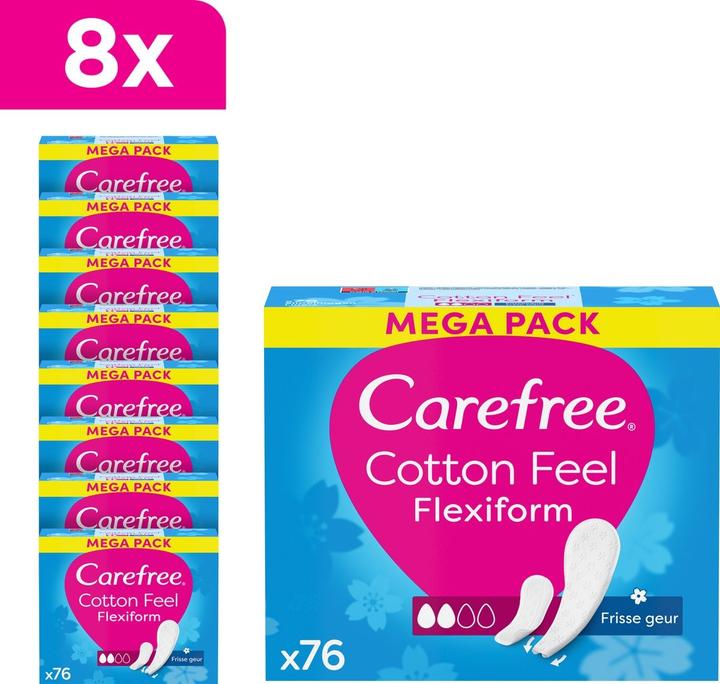 Image du produit Carefree Flexicomfort en Coton Doux (8x)