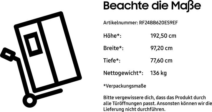 Immagine prodotto Samsung RF24BB620ES9EF (674 l)