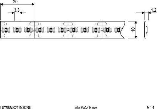 Productafbeelding EVN LSTRSB202415002202 (Warm wit, 500 cm, Interieur)