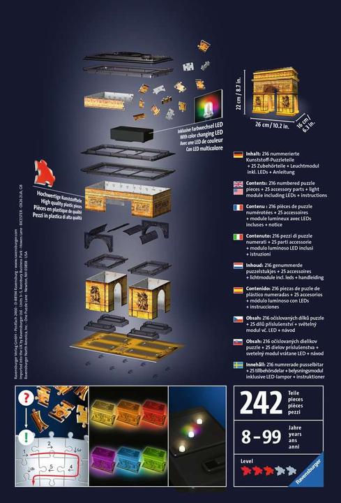 Produktbild Ravensburger Triumphbogen Night Edition (216 Teile)