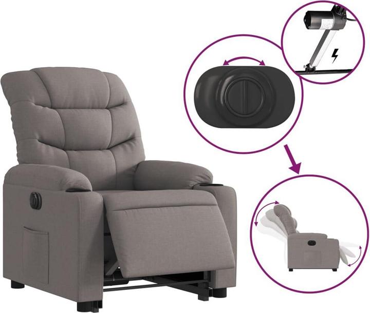 Actual product image vidaXL Relaxsessel mit Aufstehhilfe