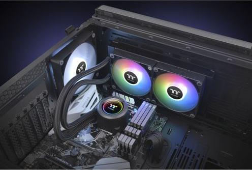 Produktbild Thermaltake Cooler TH240 ARGB Sync AIO Wasserkühlung CL-W361-PL12SW-A