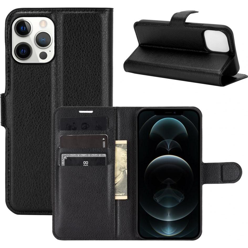 Thumbnail - Screenguard Apple iPhone 12 Pro Leather Guard Lederhülle (Apple iPhone 12 Pro), Smartphone Hülle, Schwarz