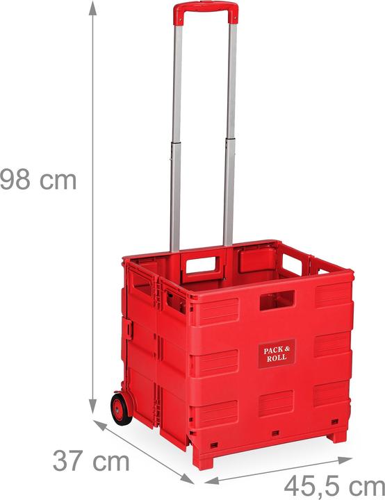 Image du produit Relaxdays Chariot à provisions