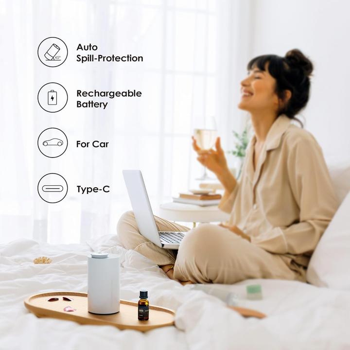 Produktbild Airversa Wasserloser Aromatherapie-Diffuser AN6 mit Timer-Funktion (20 ml)
