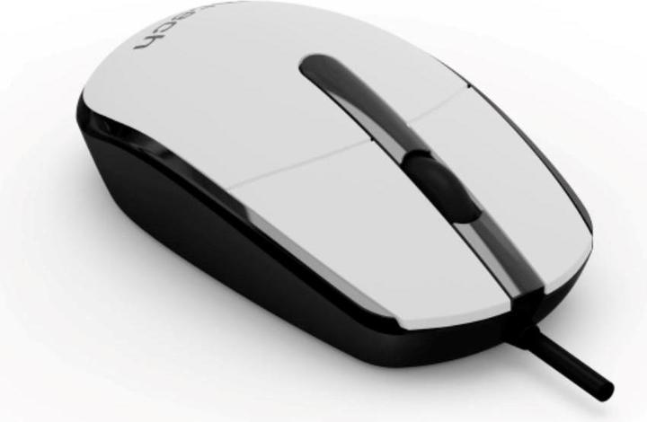 Produktbild C-Tech Mouse WM-10, black and white, USB (Kabelgebunden)