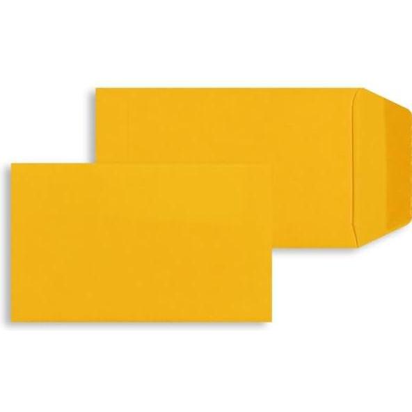 Blanke, Versandtasche + Luftpolstertasche, Versandtaschen 65x105mm 120g/qm gummiert VE=100 Stück zartorange (100 x)