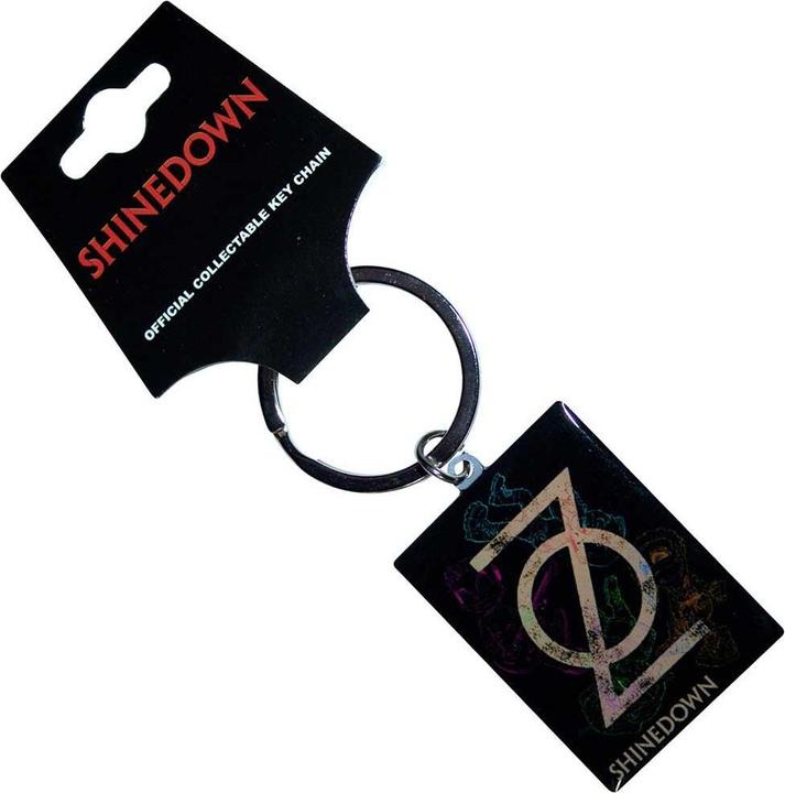 Actual product image Shinedown Secondary Z Logo Photo Print Keyring