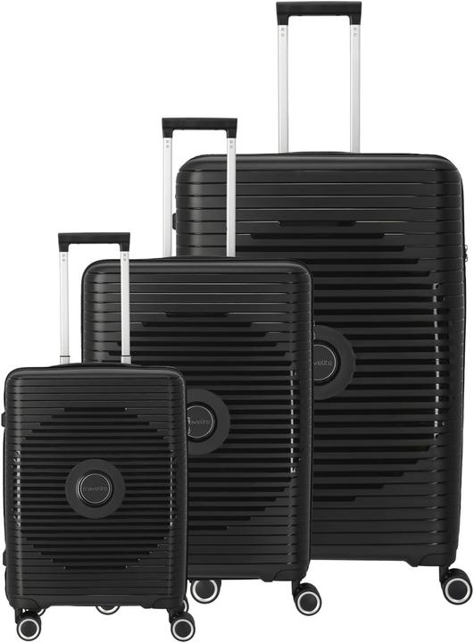 Image du produit Travelite Orbita Ensemble de valises à 4 roulettes 3 pièces avec soufflet extensible (208 l)