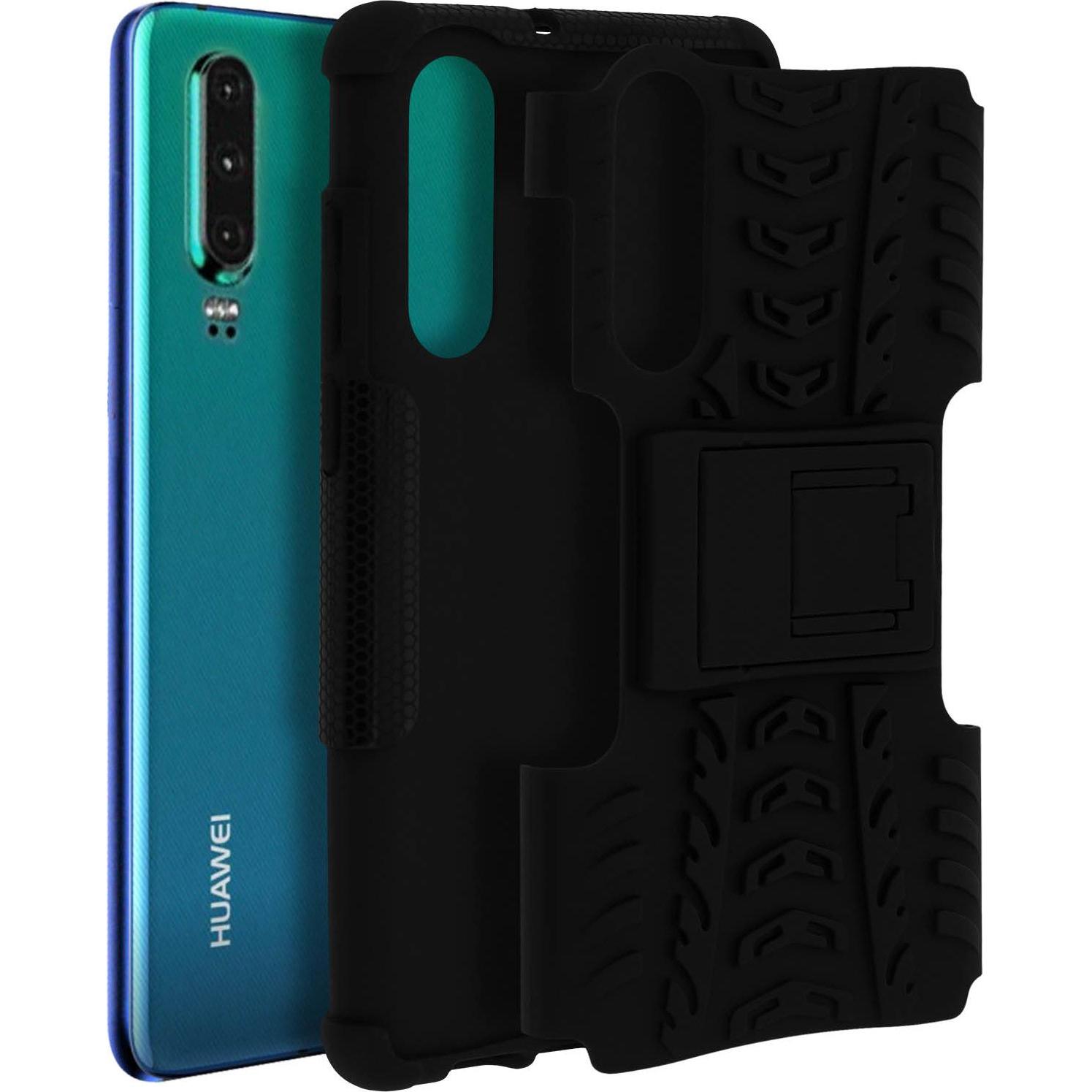 Avizar Quadro Series (Huawei P30), Smartphone Hülle, Schwarz