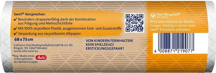 Nährwerte und Zutaten Swirl Müllbeutel (8x, 60 l)