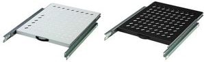 Image du produit Digitus DN-19 TRAY-2-1000 Étagère coulissante 720mm, max. 65kg gris